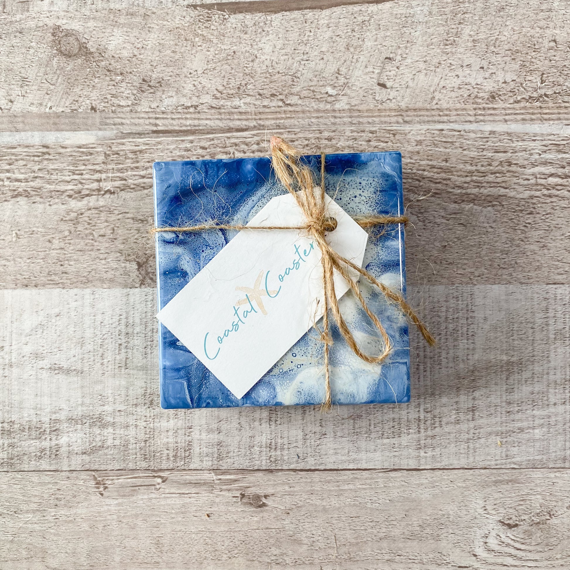 Vacation Vibes Handmade Coaster Set image 2