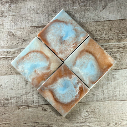 Tropical Handmade Coaster Set image 0