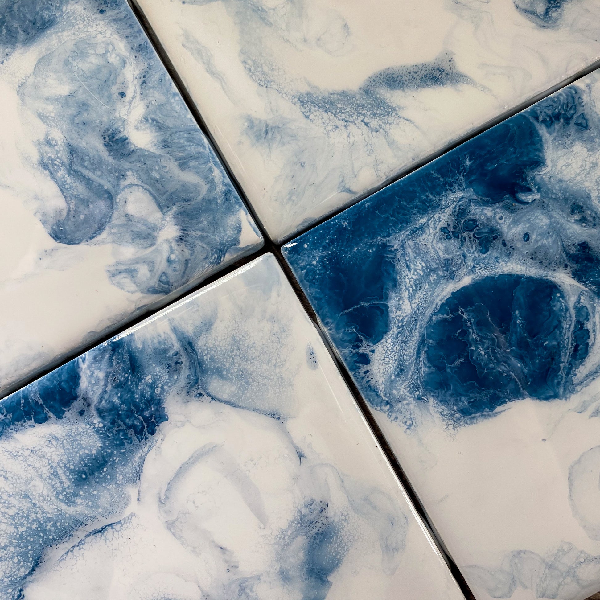 A Touch of Blue II Table Coaster Set image 1