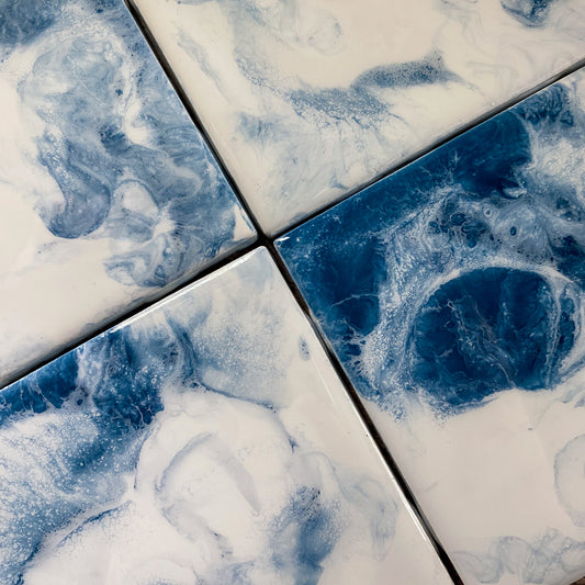 A Touch of Blue II Table Coaster Set image 1