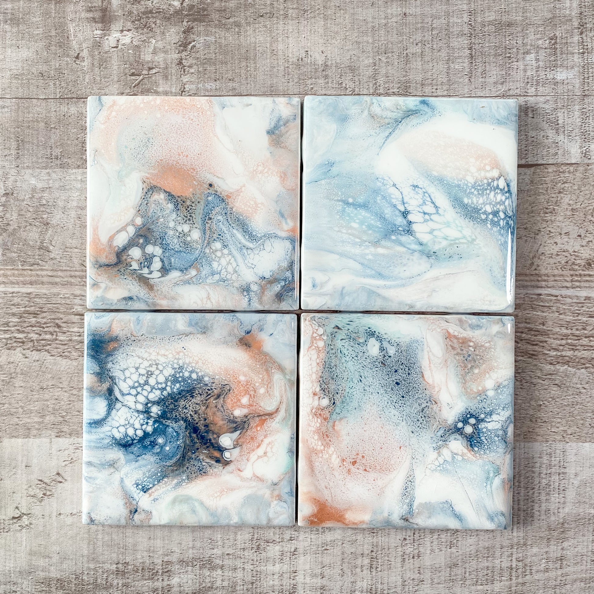 Beach House Dreams Handmade Coaster Set image 0