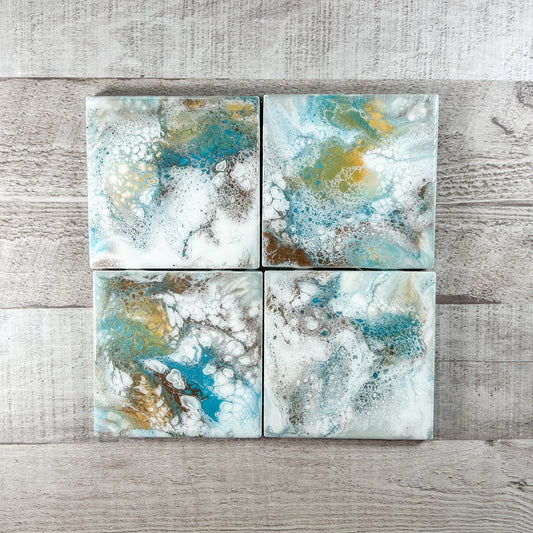 Sunshine Bay Handmade Coaster Set image 0