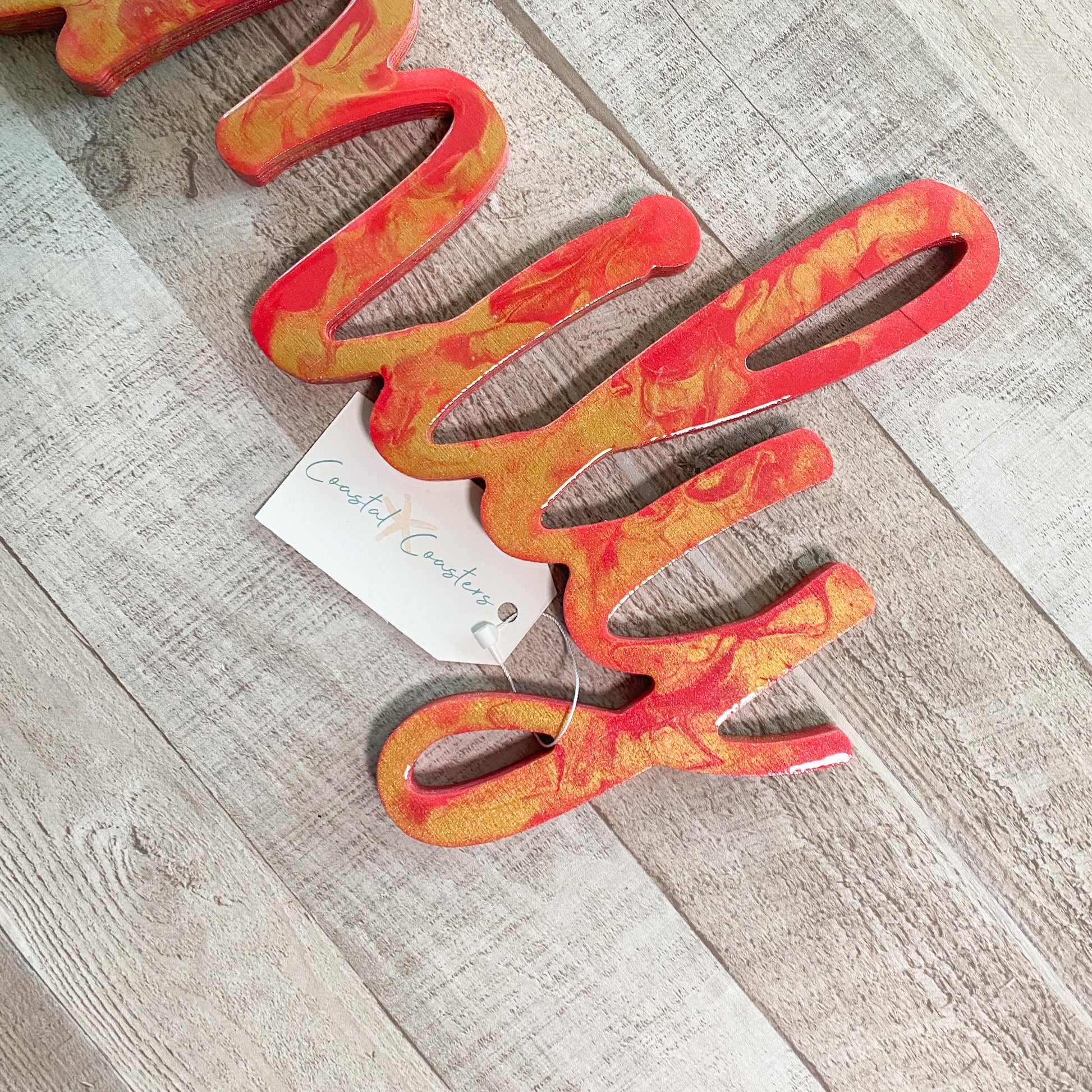 Wood and Resin Letter Art - Family image 2