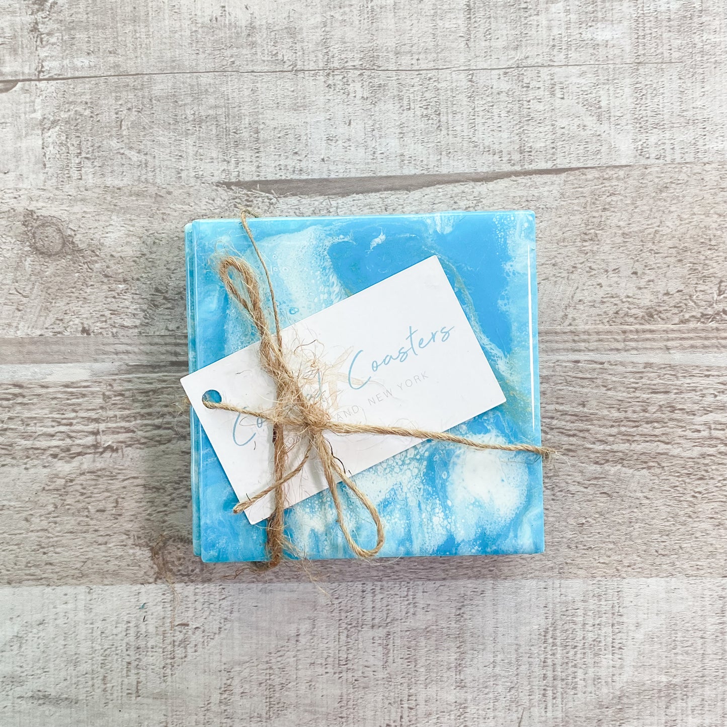 Grand Bahama Vibes Handmade Coaster Set image 4