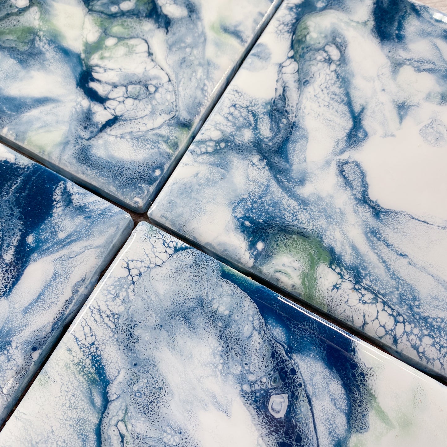 Ocean Swells - Table Coaster Set image 1