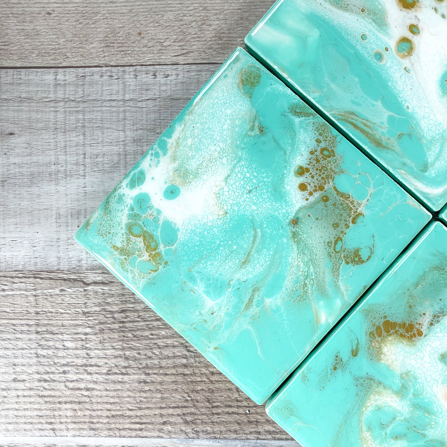 Coastal Elegance Style Handmade Coaster Set image 3