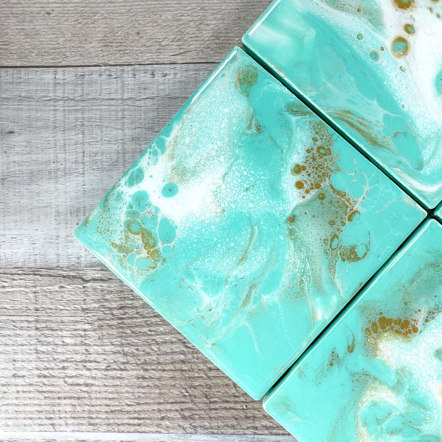 Coastal Elegance Style Handmade Coaster Set image 3