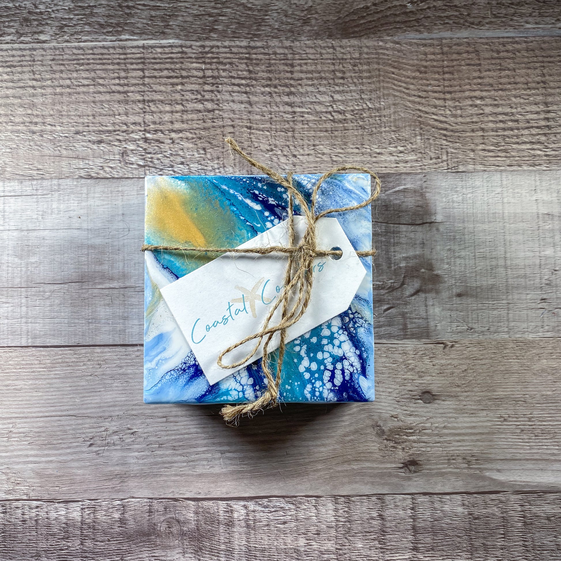 Golden Shore Table Coaster Set image 3