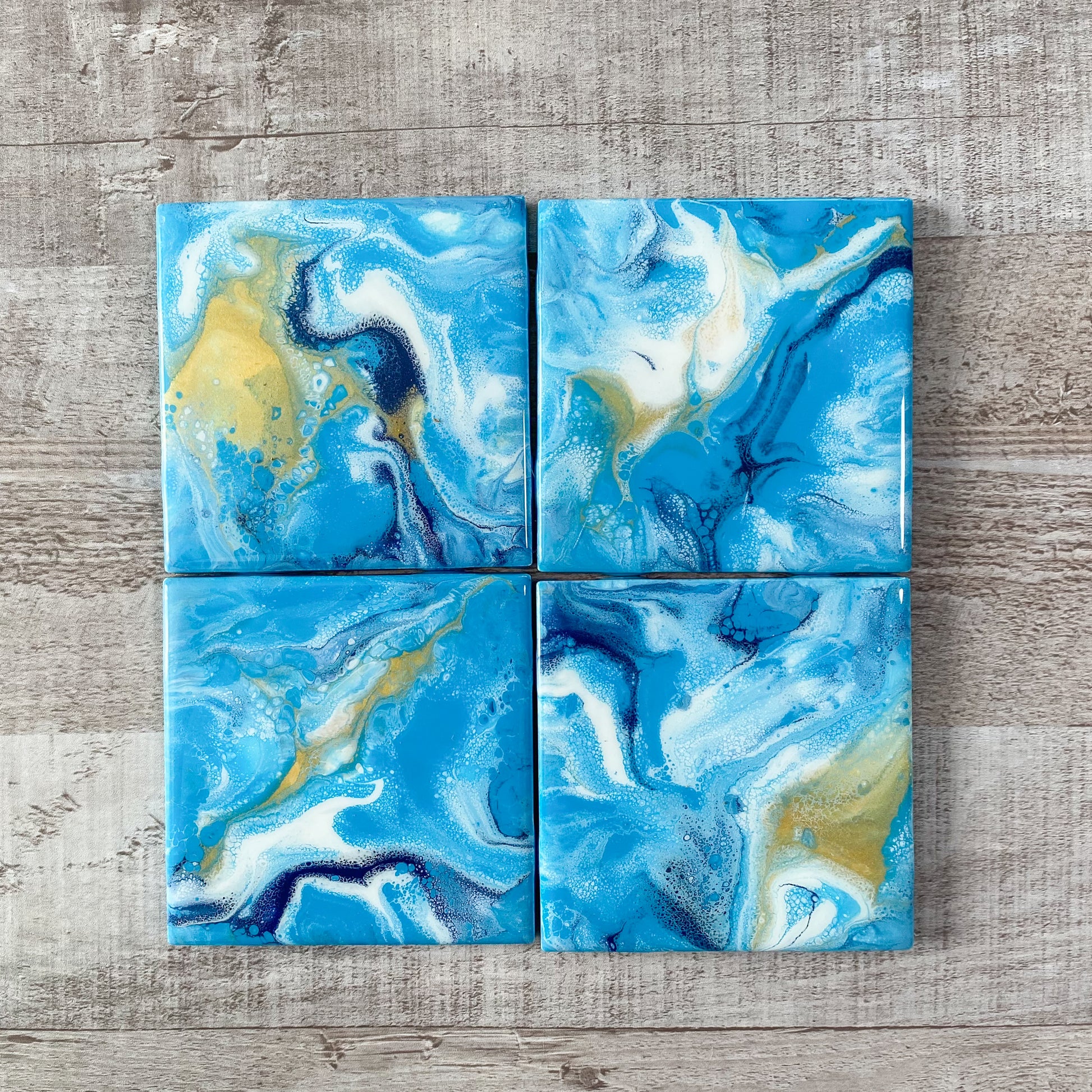 Island Getaway Handmade Coaster Set image 4