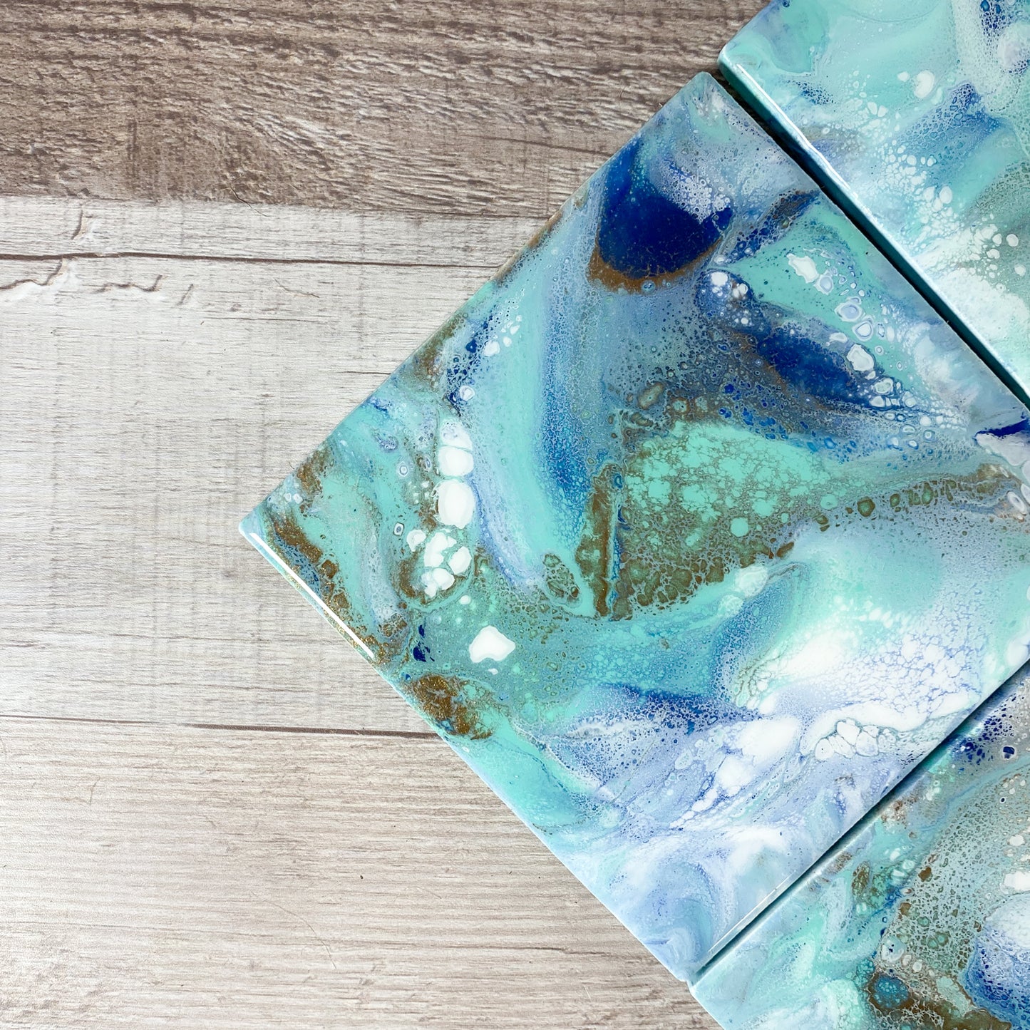 Caribbean Delight I Handmade Coaster Set image 2