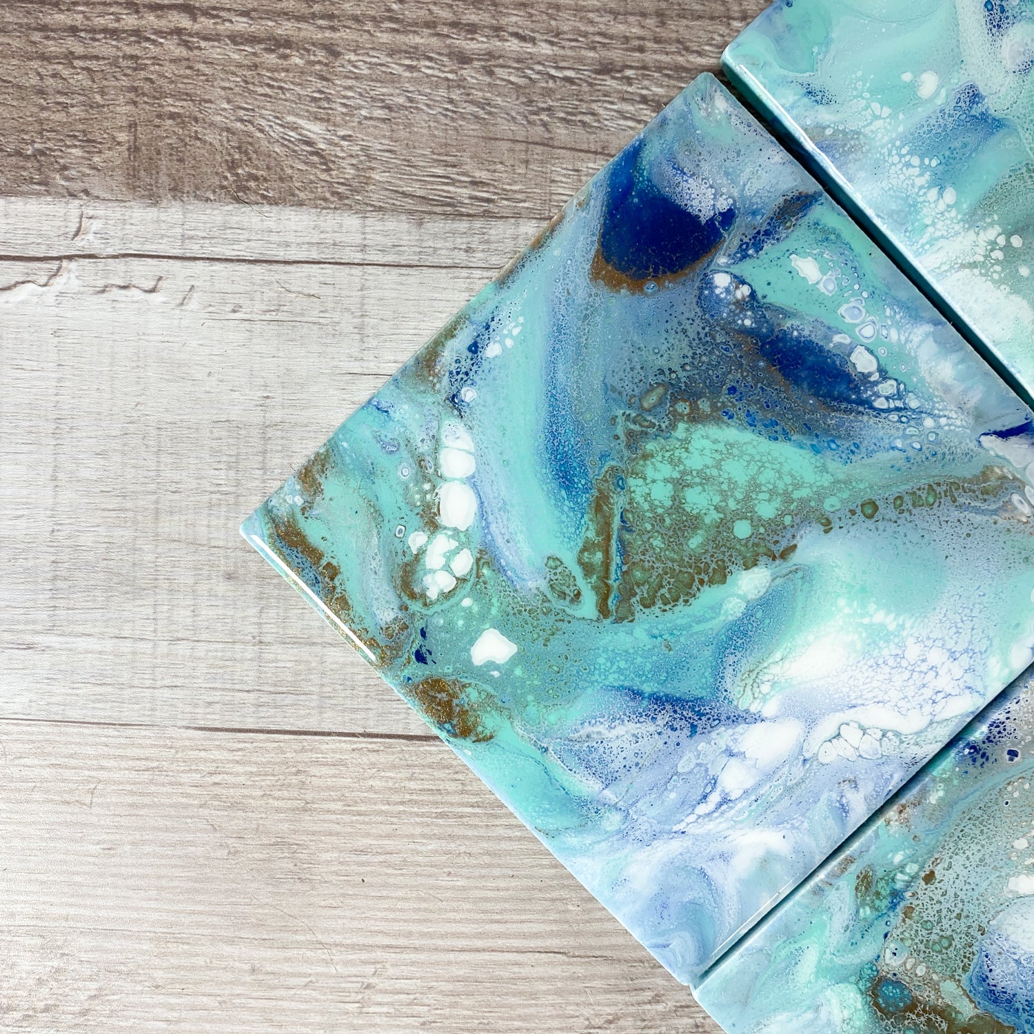 Caribbean Delight I Handmade Coaster Set image 2