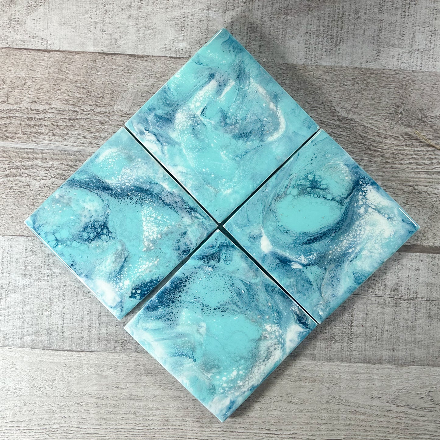 Beachfront Handmade Coaster Set image 0