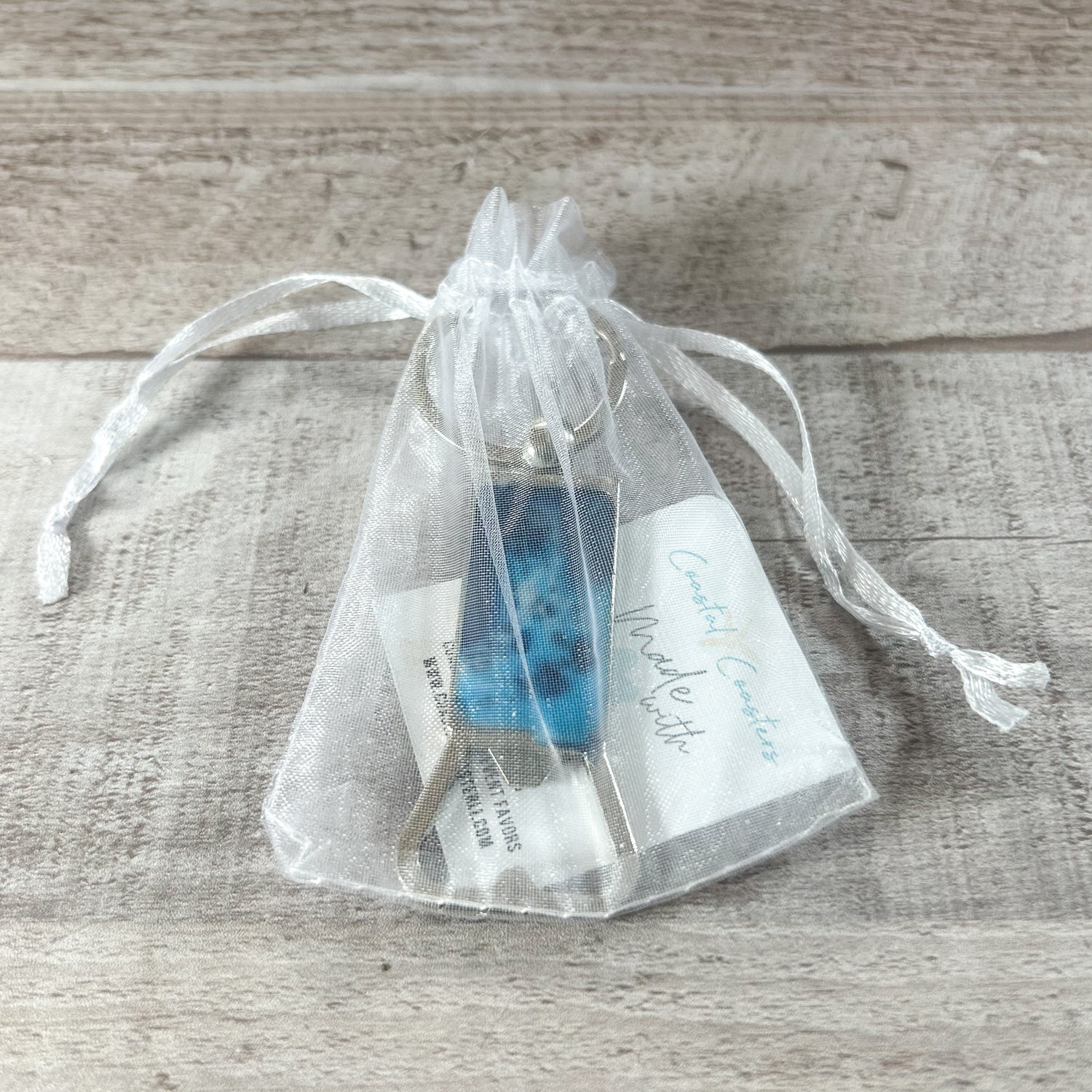 Ocean Vibes II Metal Bottle Opener Keychains image 1