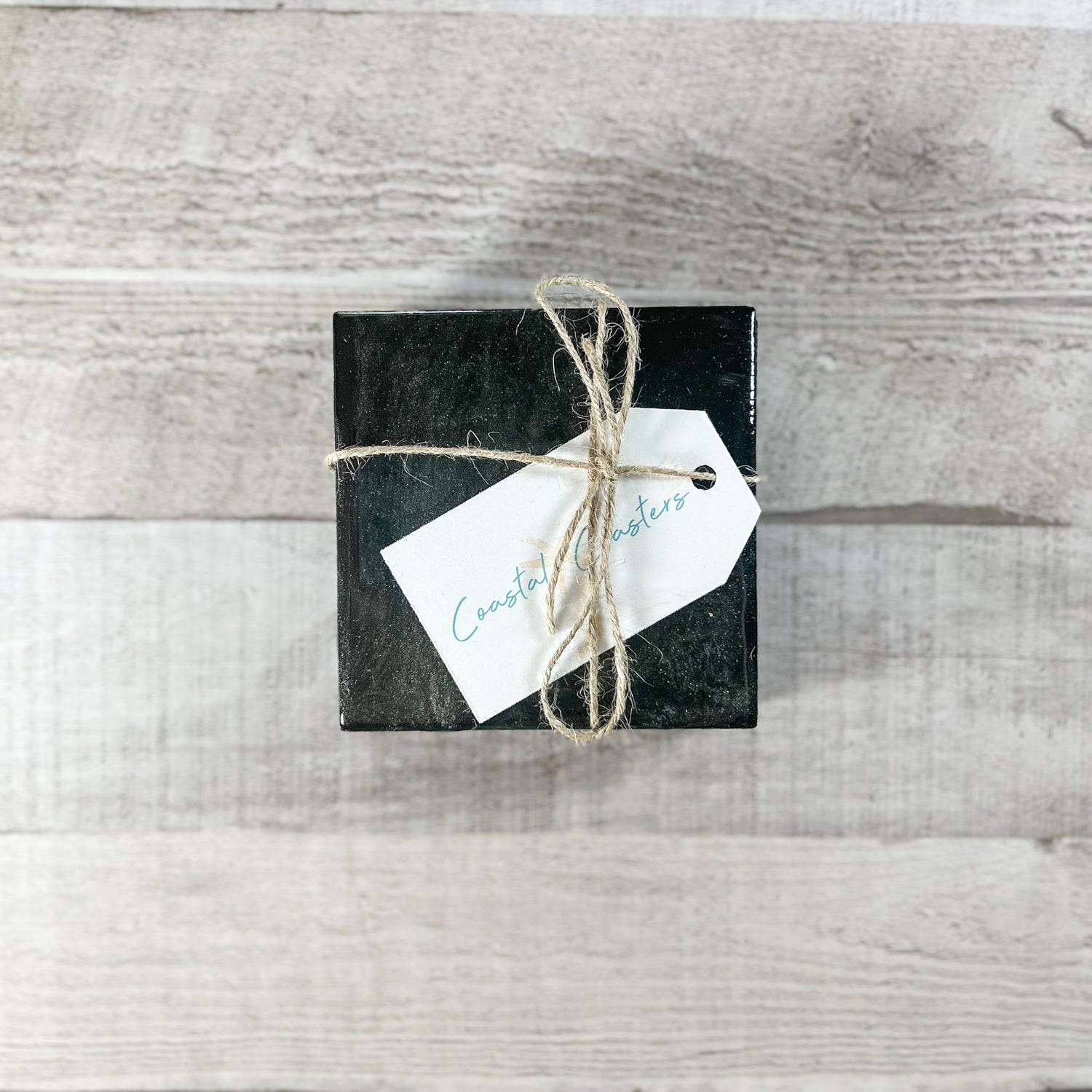 Midnight Star Dust Handmade Coaster Set image 4
