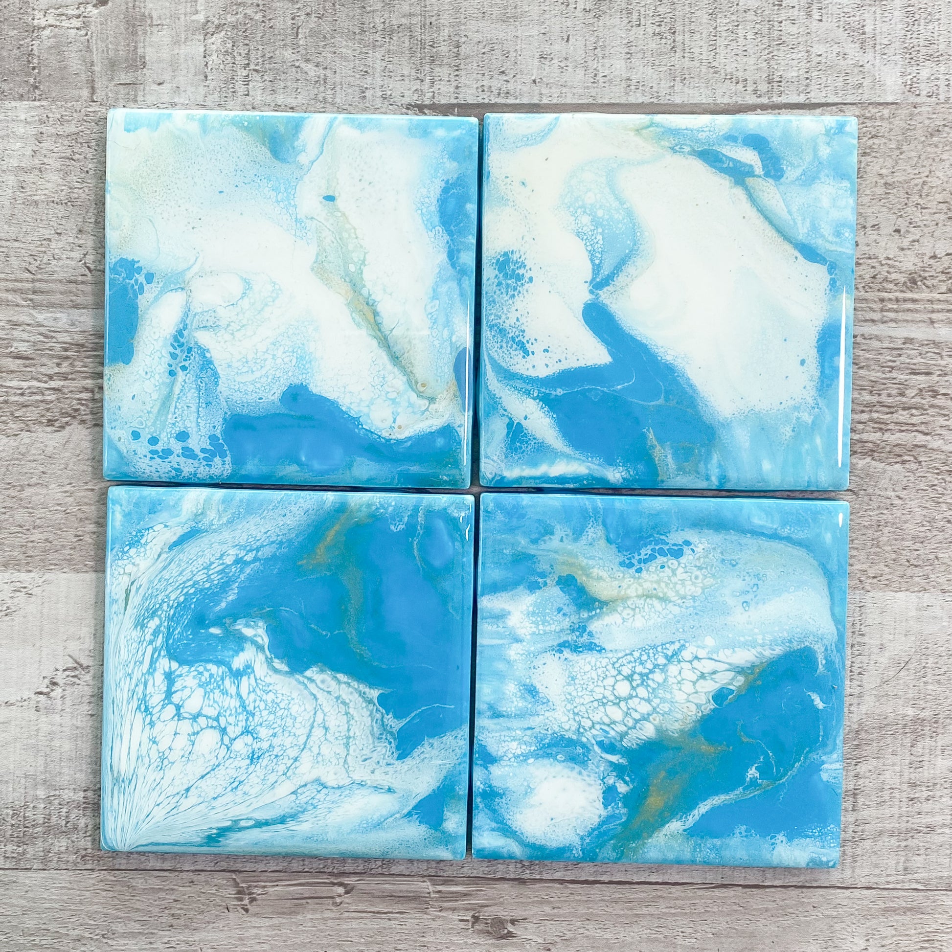 Grand Bahama Vibes Handmade Coaster Set image 2