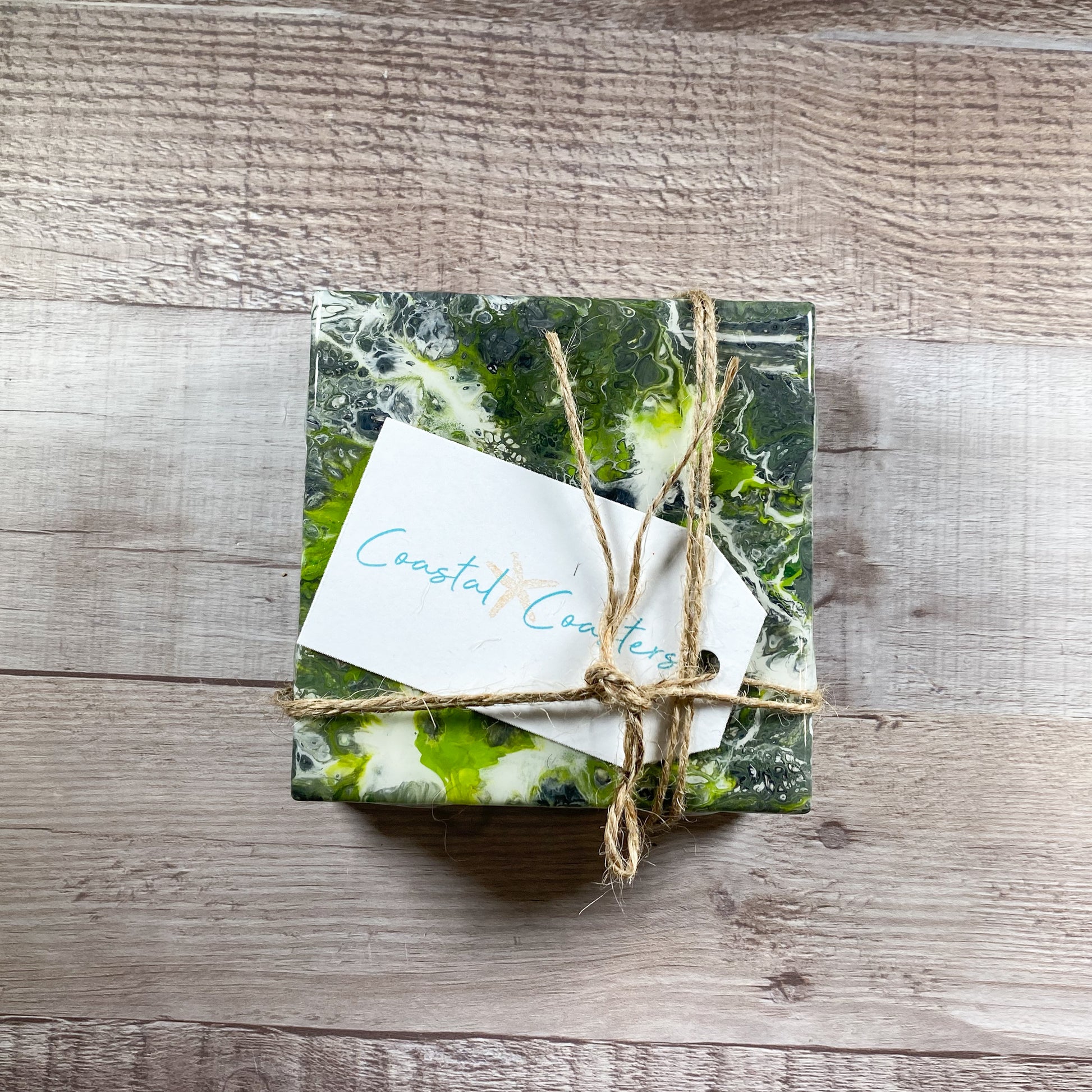 Green Vibes - Table Coaster Set image 3