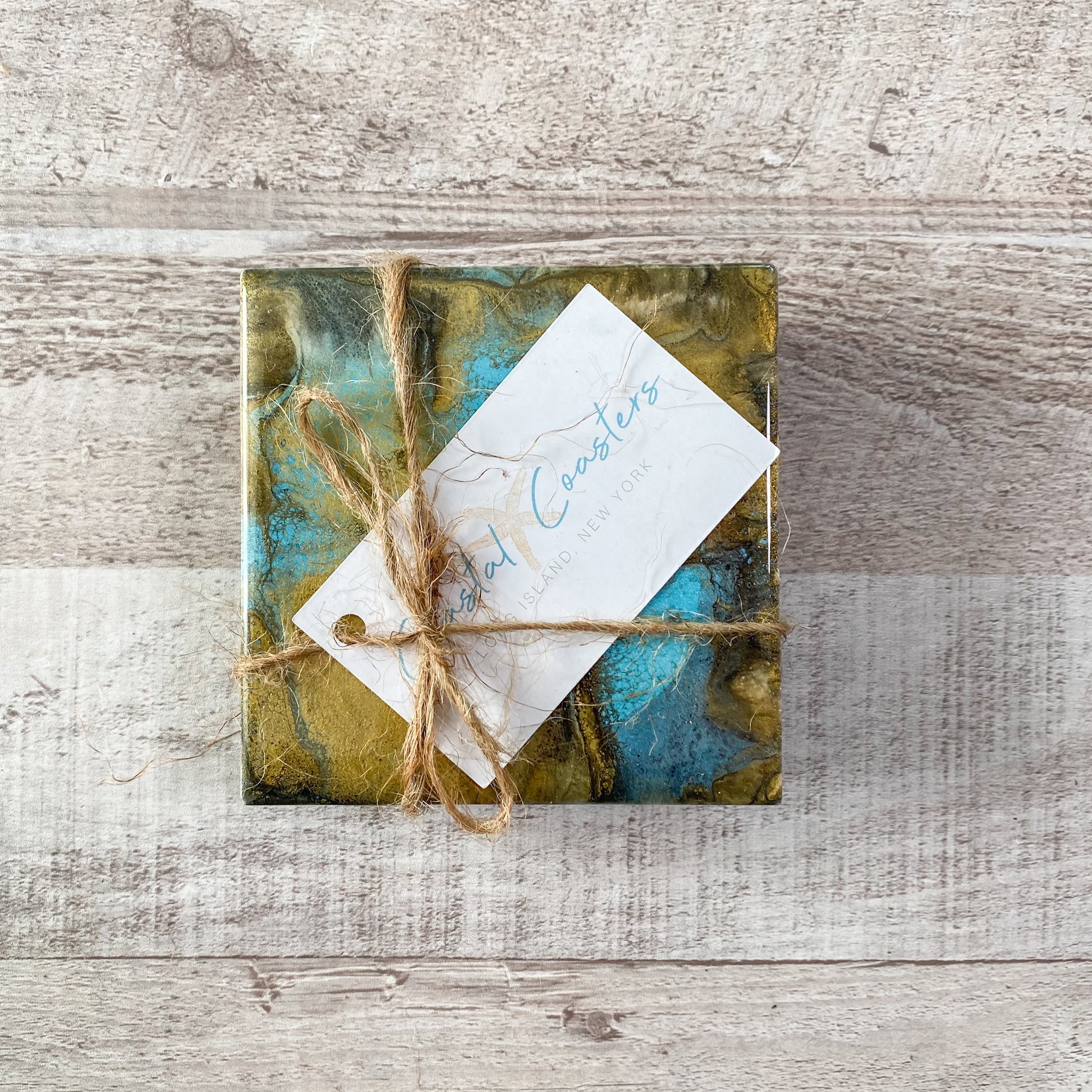 Grand Cayman Handmade Coaster Set image 2